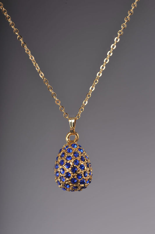 Keren Kopal Blue Egg Pendant Necklace