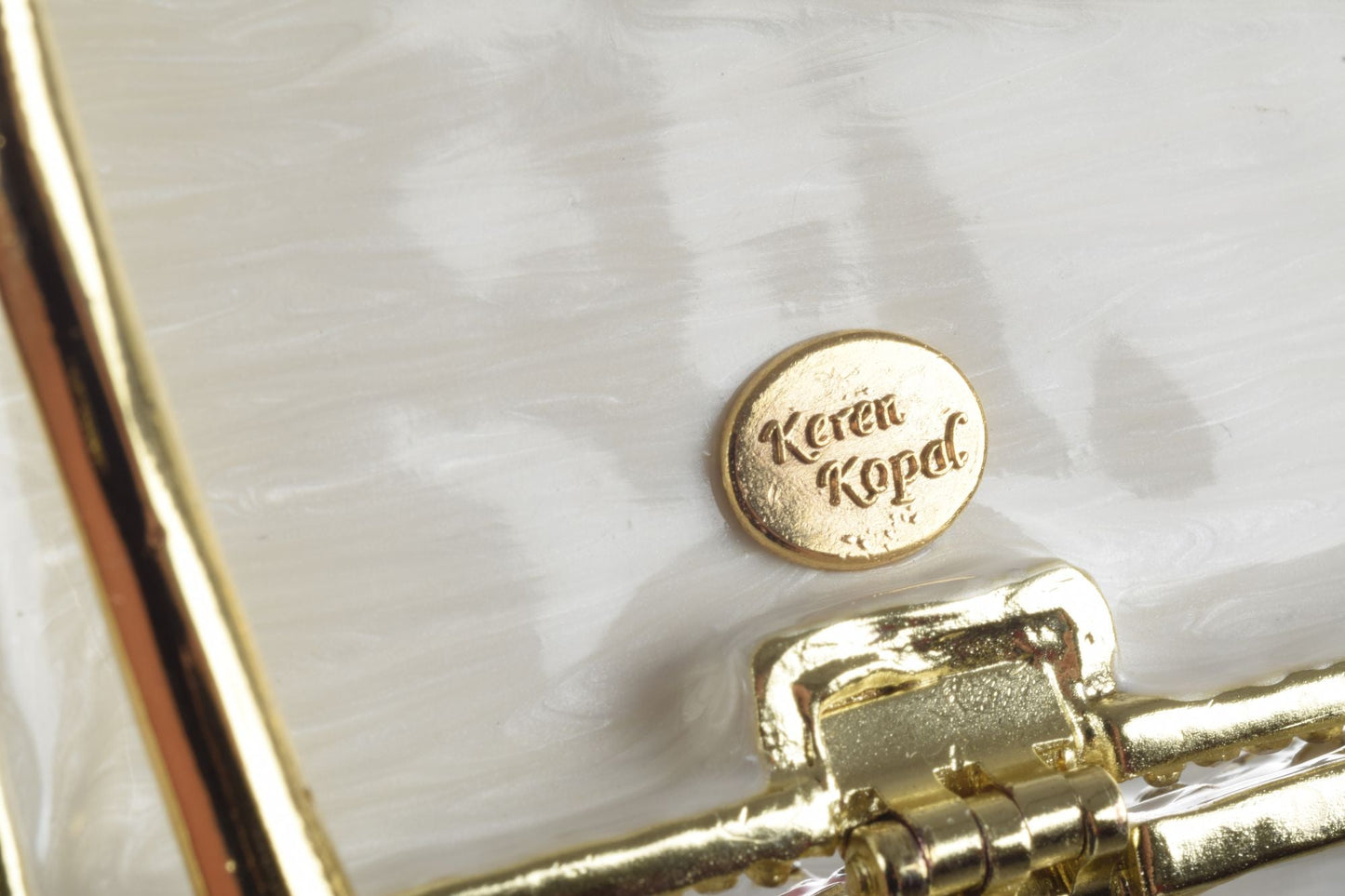 Keren Kopal White Grand Piano Trinket Box decorated with flowers