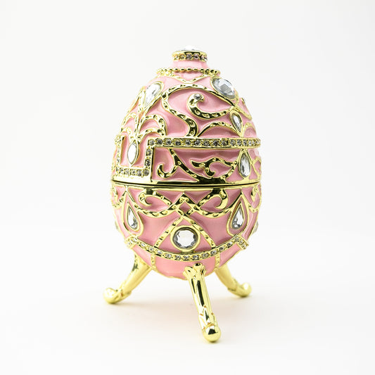 Keren Kopal Pink Music Playing Russian Egg