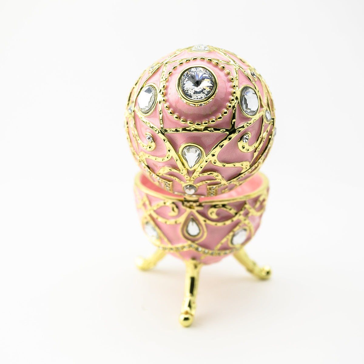 Keren Kopal Pink Music Playing Russian Egg