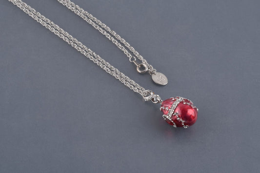 Keren Kopal Red Egg Pendant Necklace