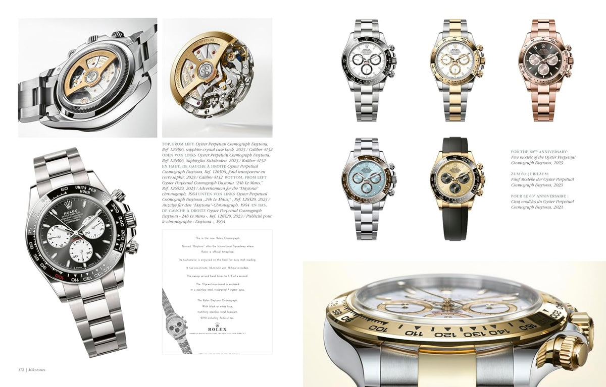 עמוד מתוך הספר The Watch Book Rolex - שעון רולקס.
