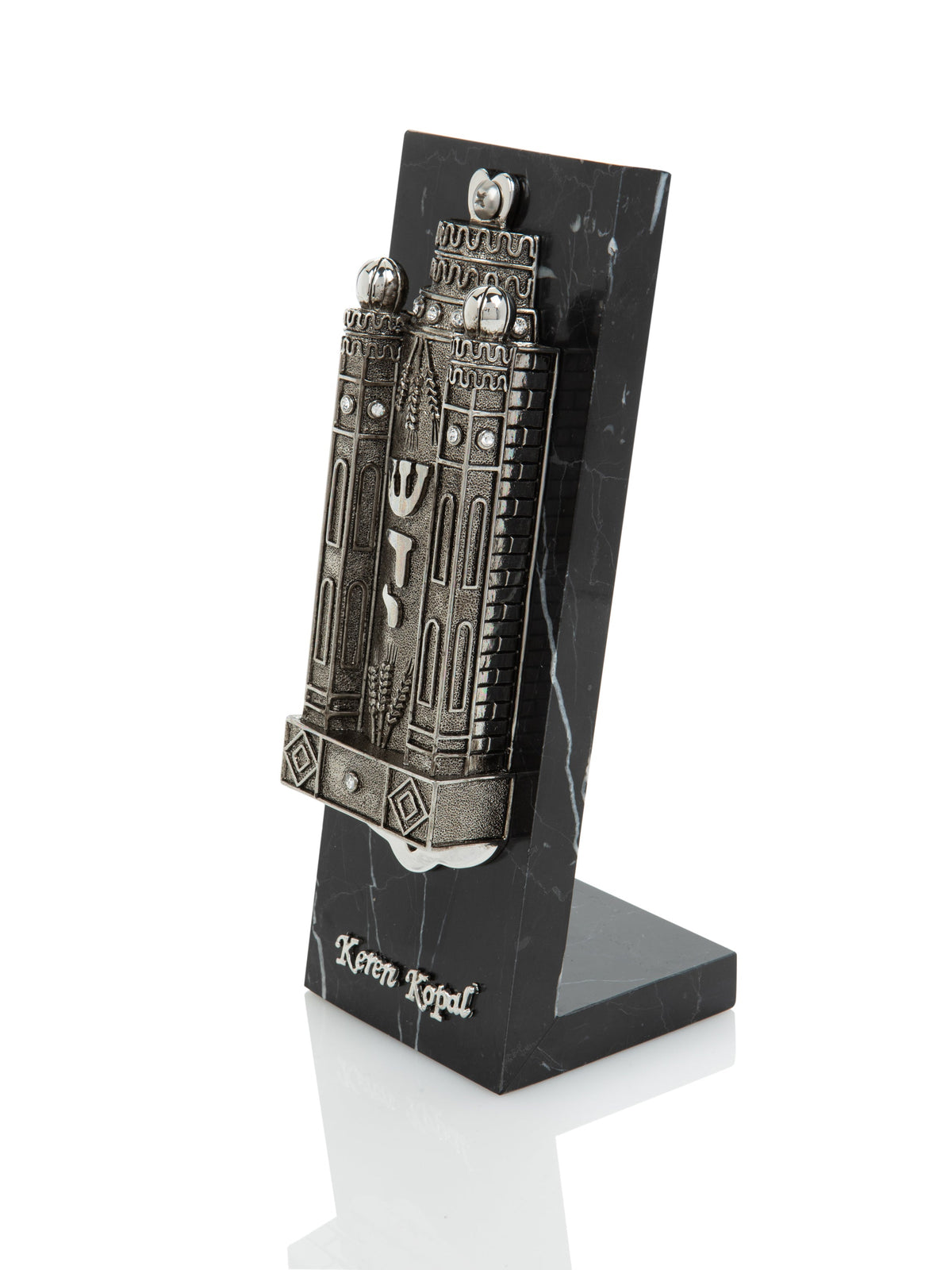 Silver Contemporary Holy Ark מזוזה
