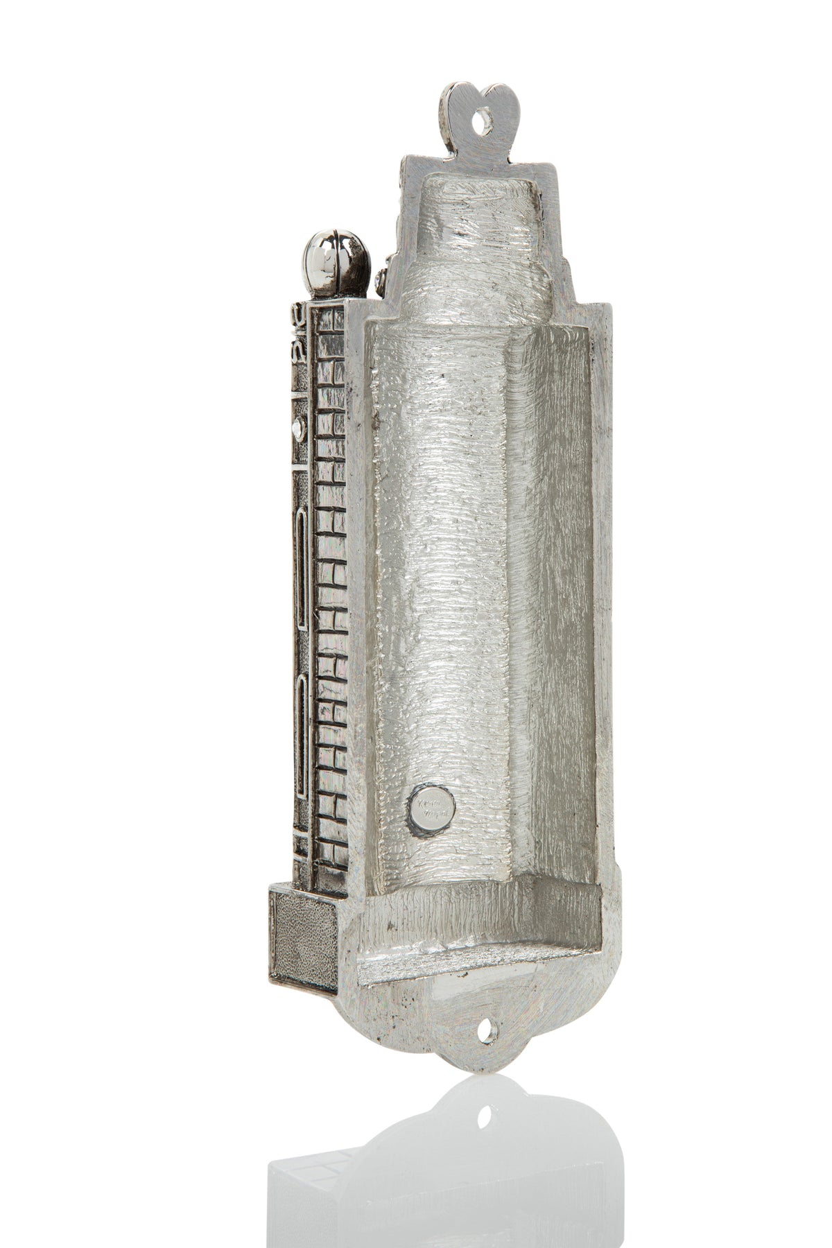 Silver Contemporary Holy Ark מזוזה