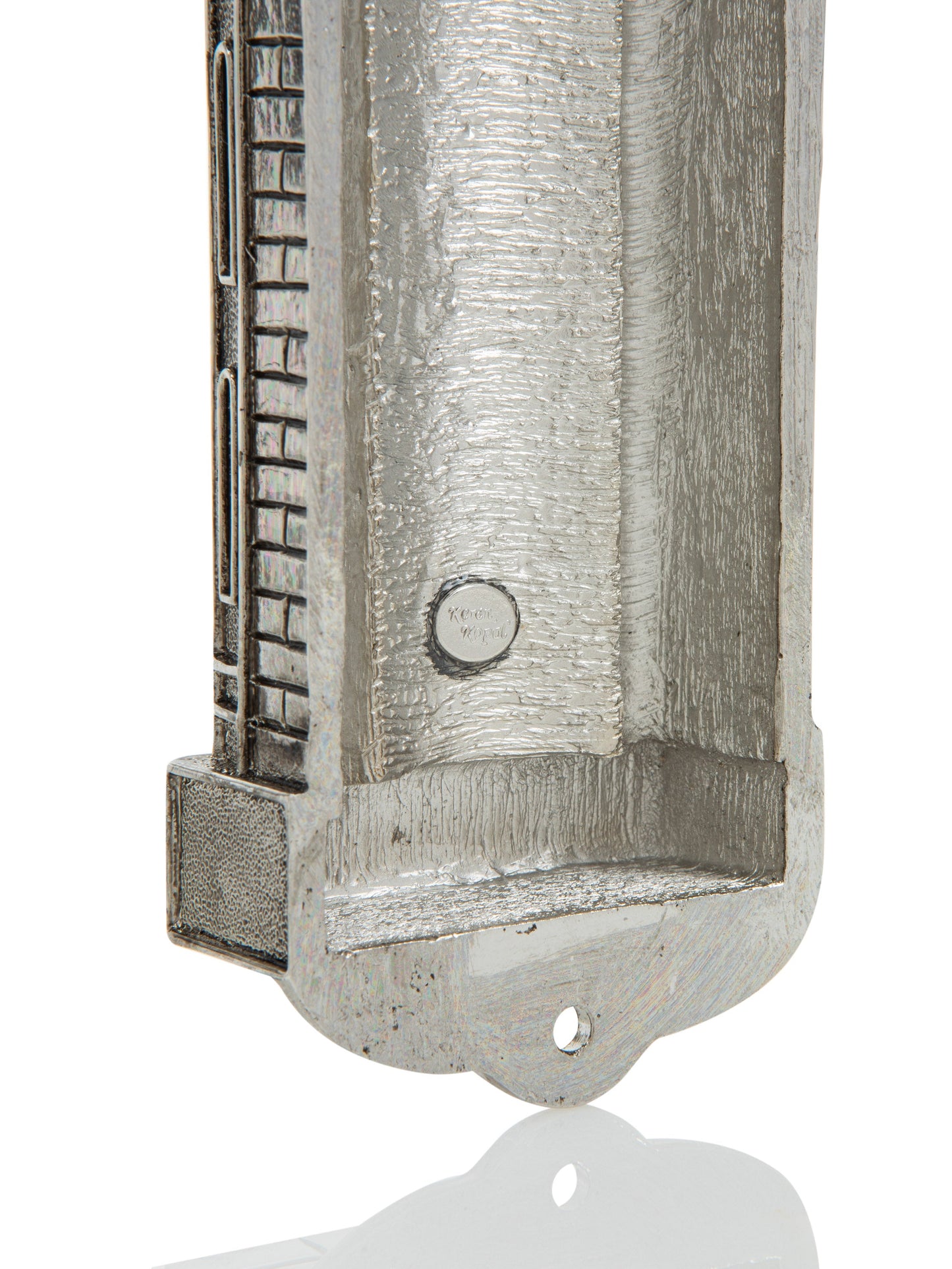 Silver Contemporary Holy Ark מזוזה