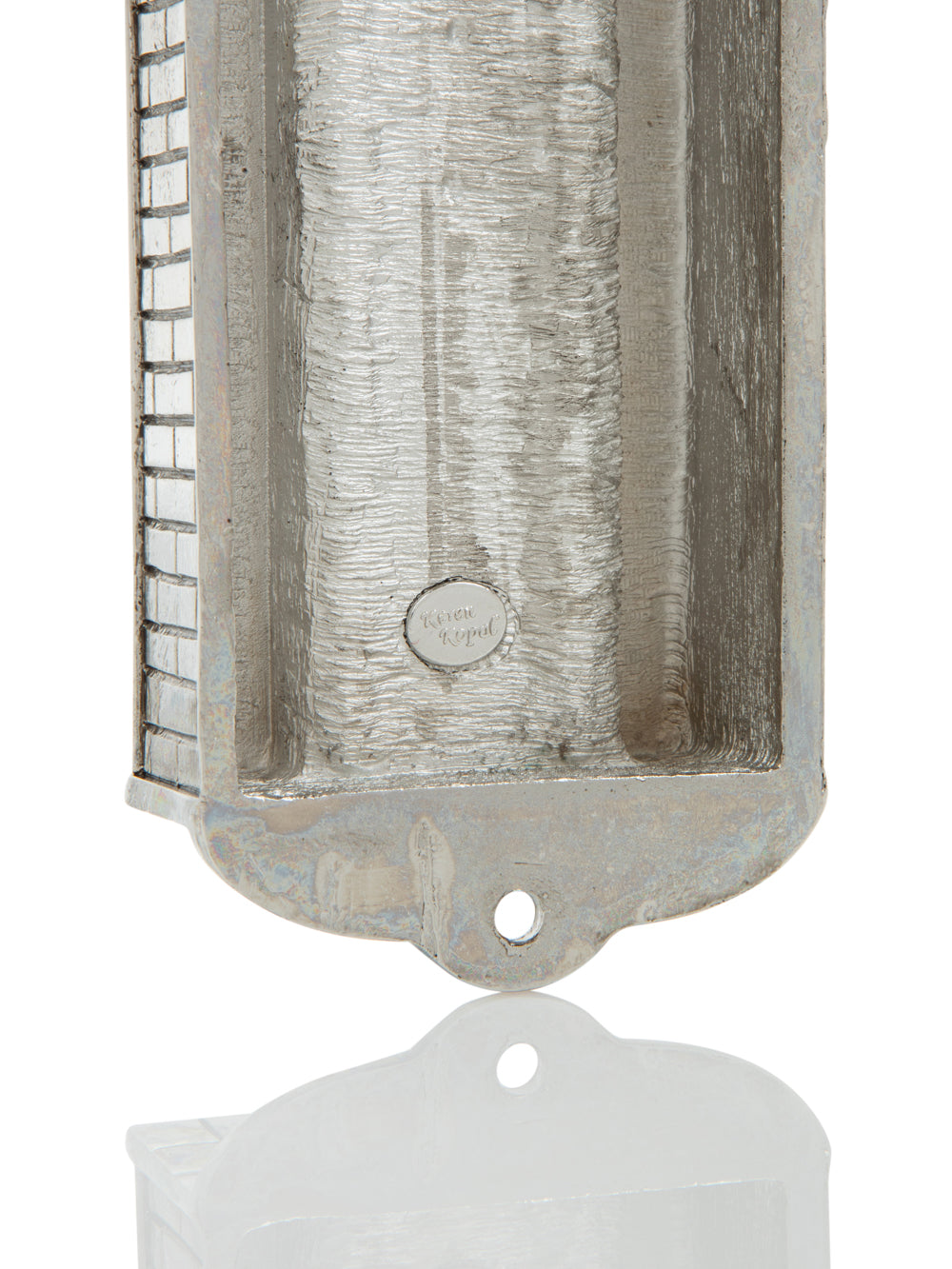 Silver Holy Ark style מזוזה