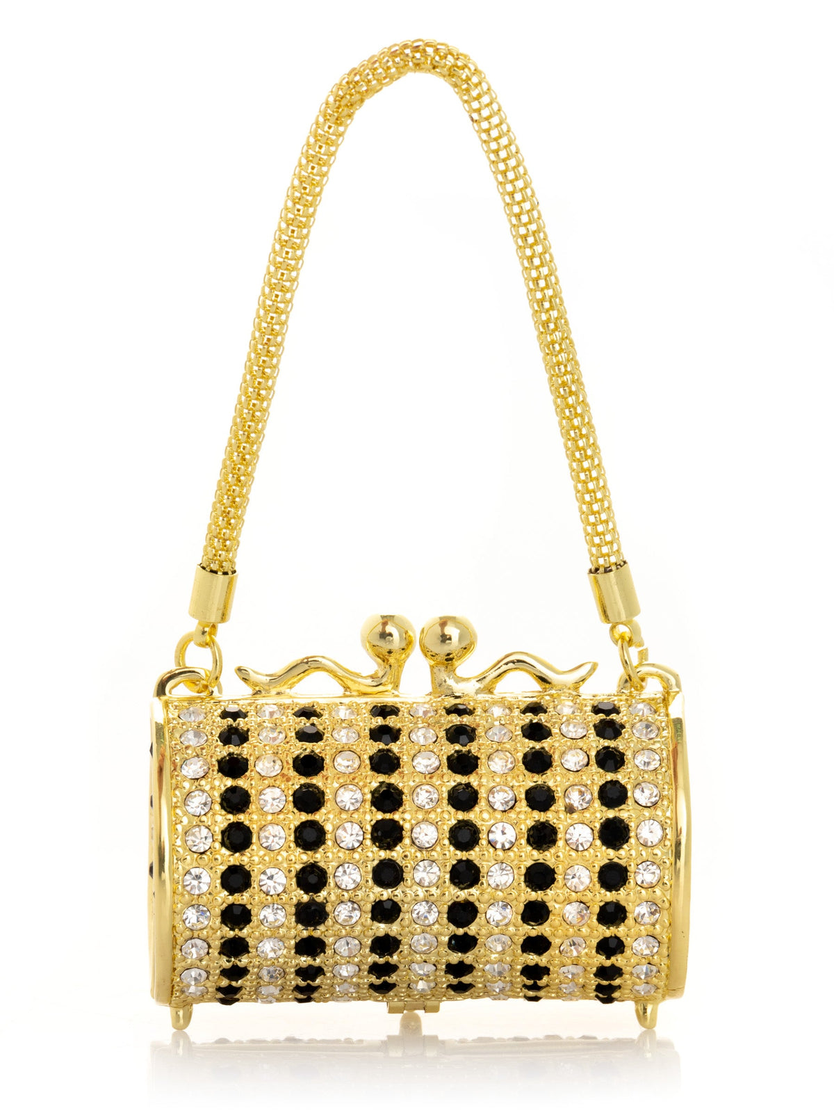 Keren Kopal Bright Golden Black Handbag