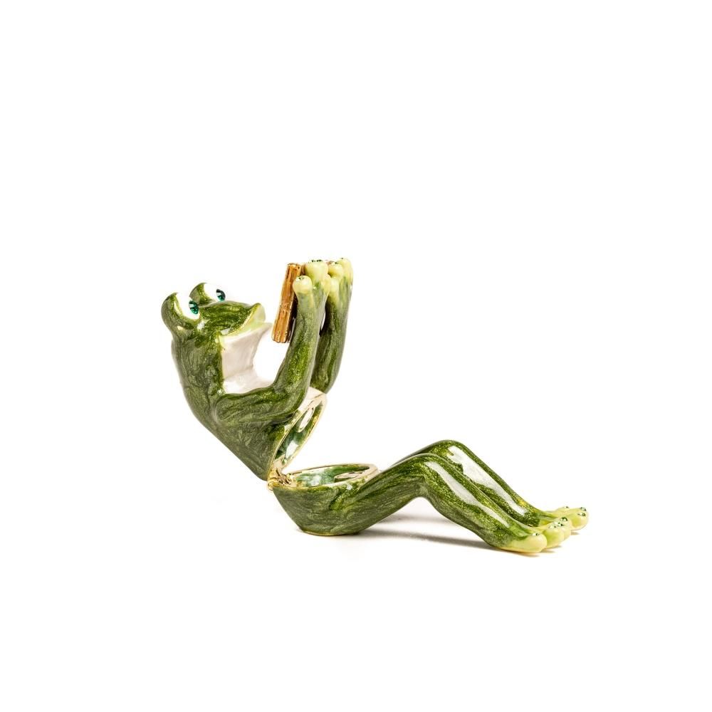 Keren Kopal Frog Reading a Book