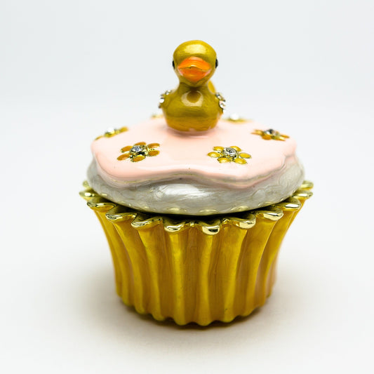Keren Kopal Yellow Duck on Cupcake