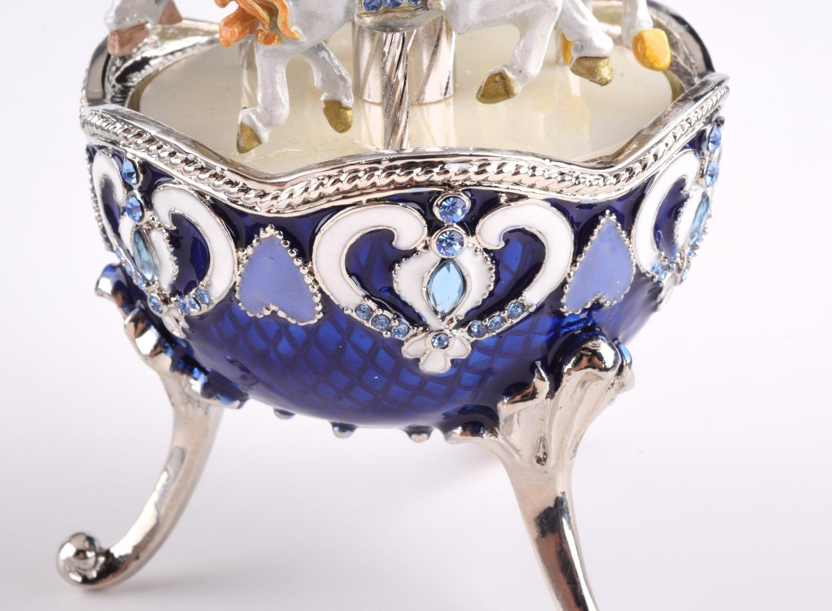 Keren Kopal Blue Wind up Musical Carousel
