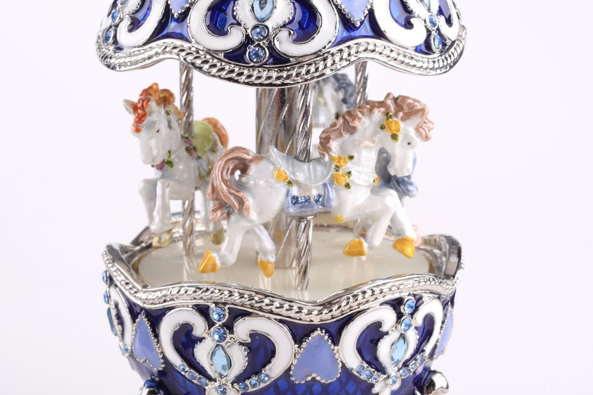 Keren Kopal Blue Wind up Musical Carousel