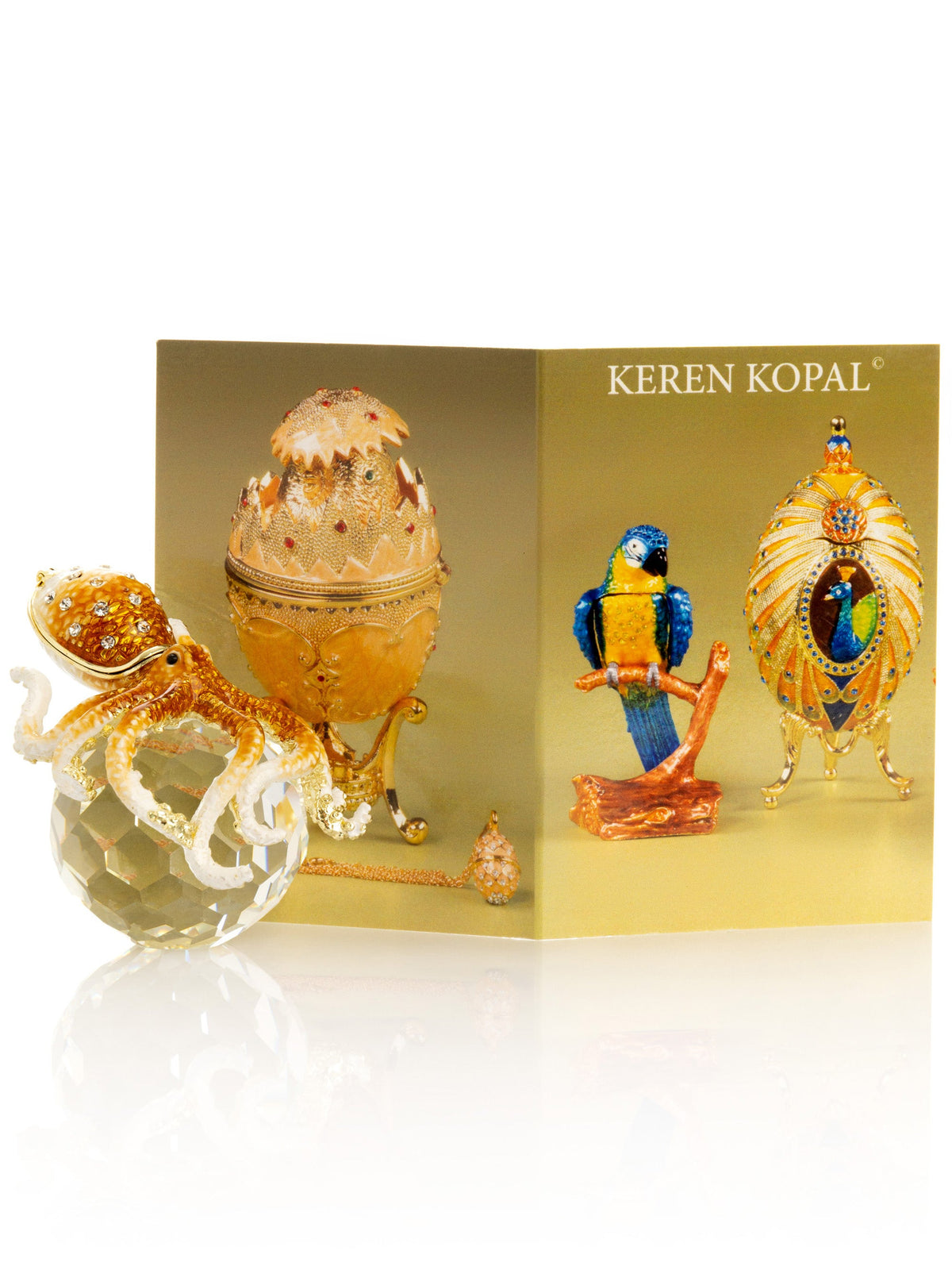 Keren Kopal Octopus on Crystal