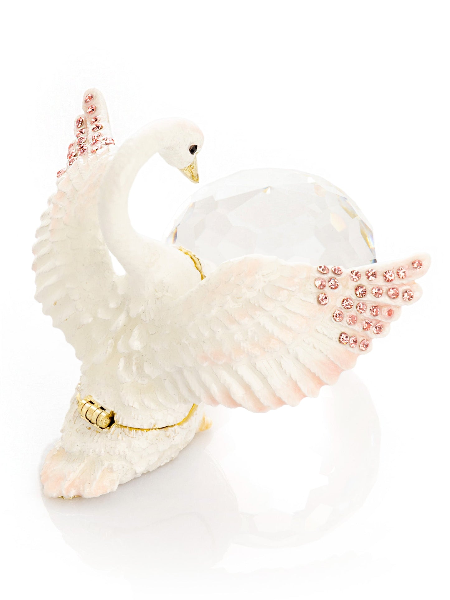 Keren Kopal White Swan Holding Crystal