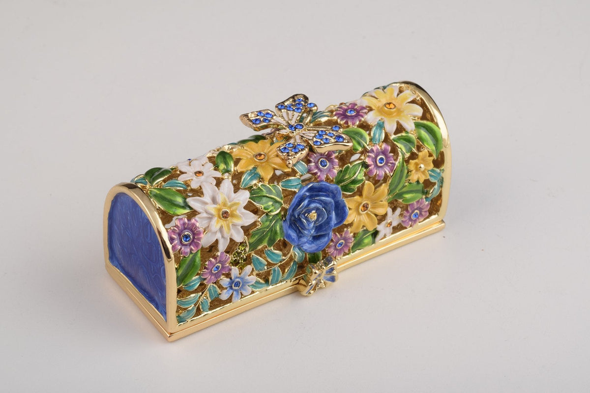 Keren Kopal Colorful Flowers Trinket Box
