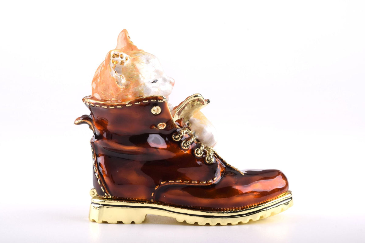 Keren Kopal Brown Shoe with Cat