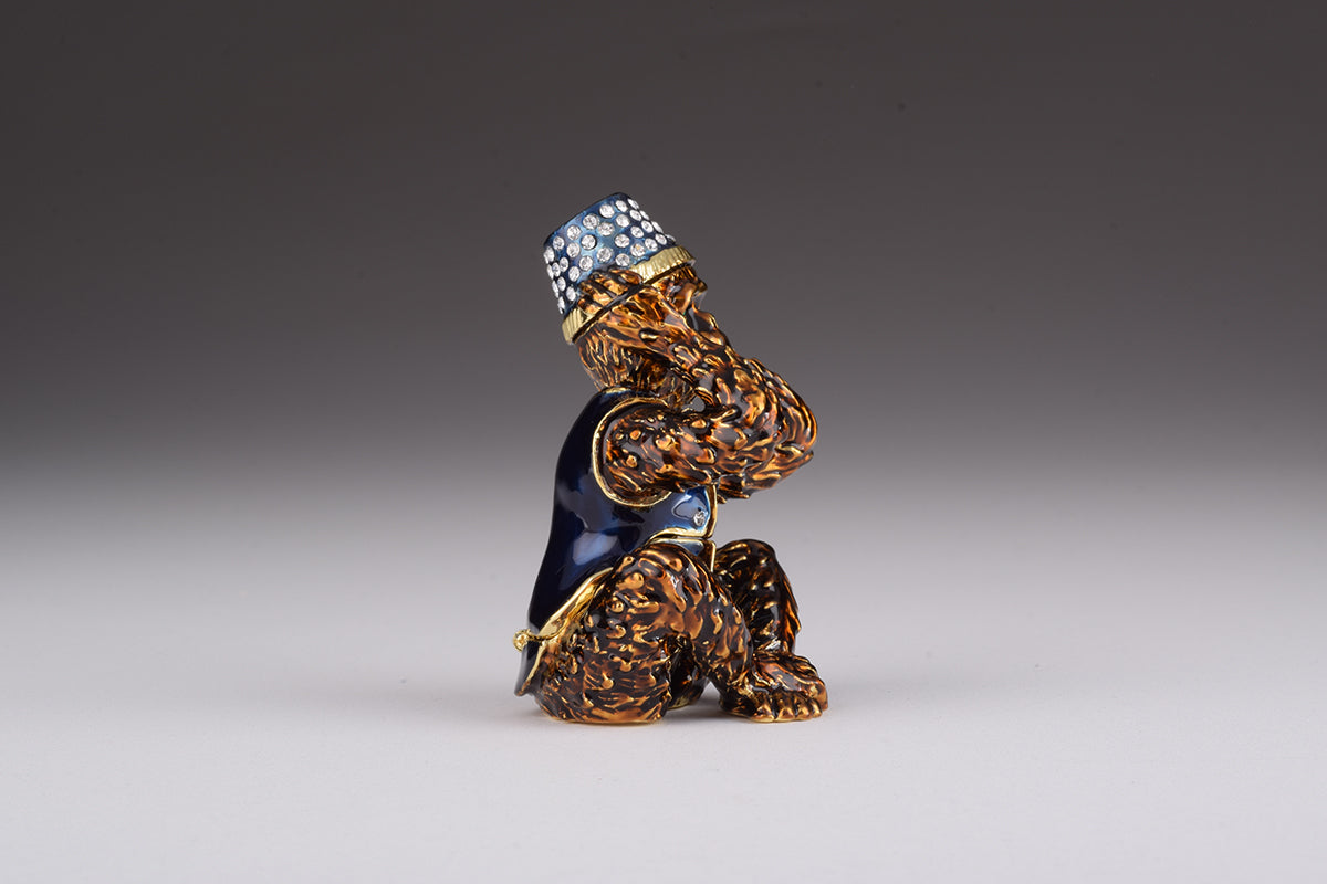 Keren Kopal Brown Monkey Kikazaru hear no evil