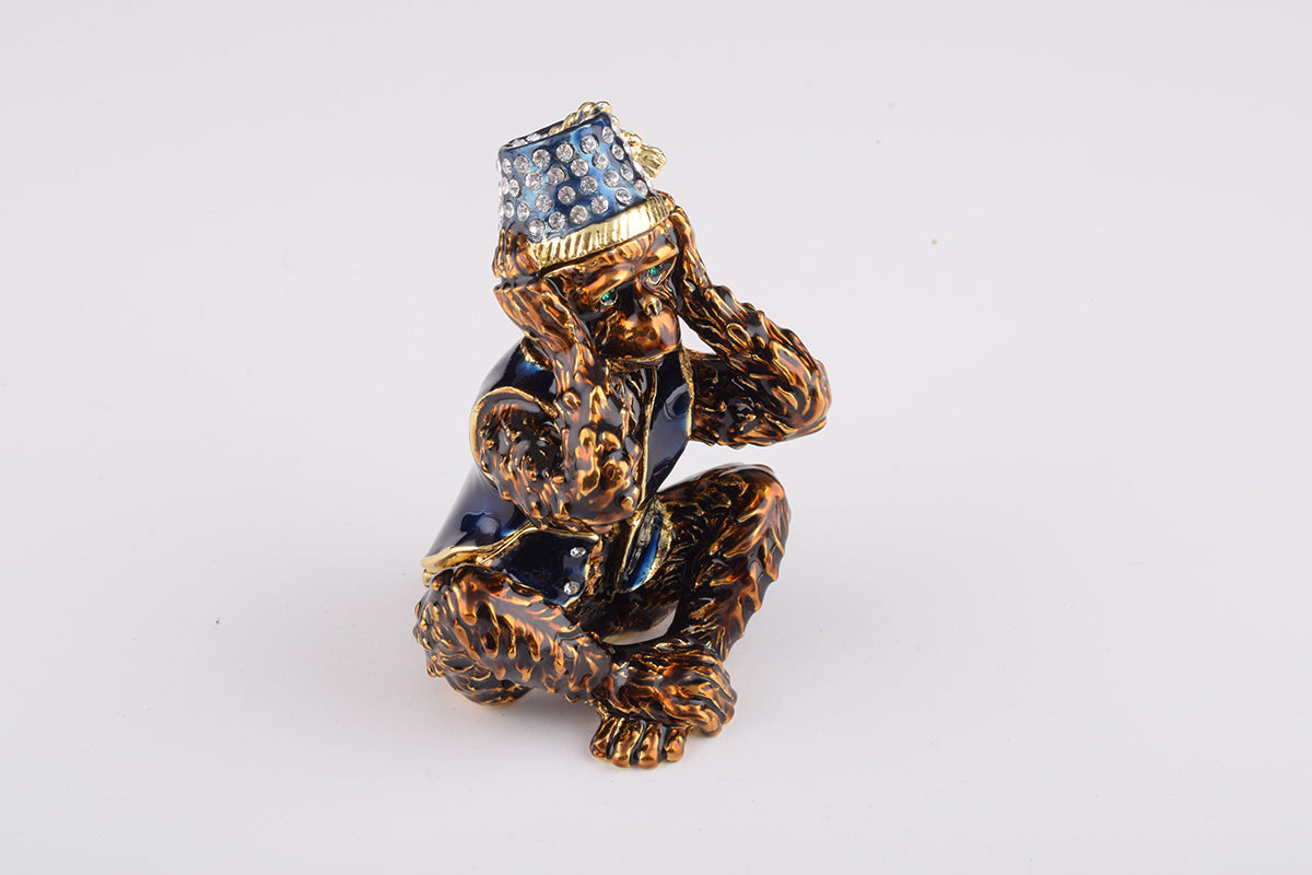 Keren Kopal Brown Monkey Kikazaru hear no evil