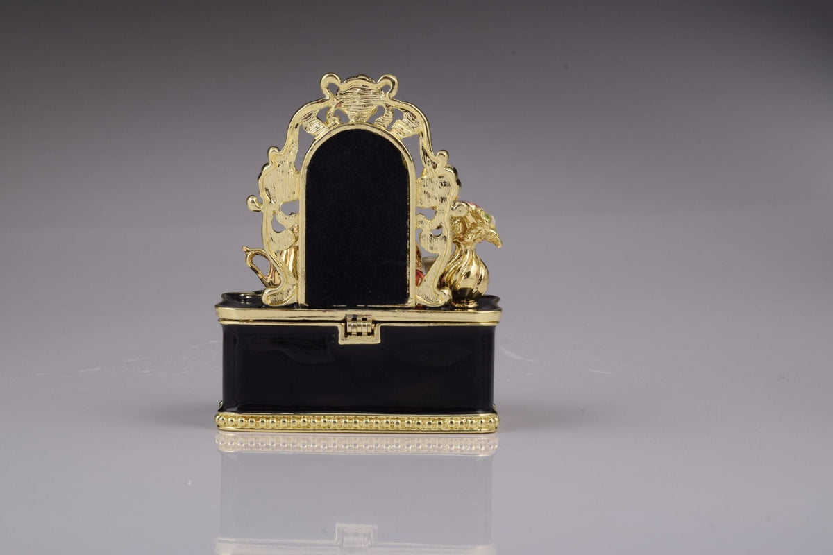 Keren Kopal Black Vanity Table
