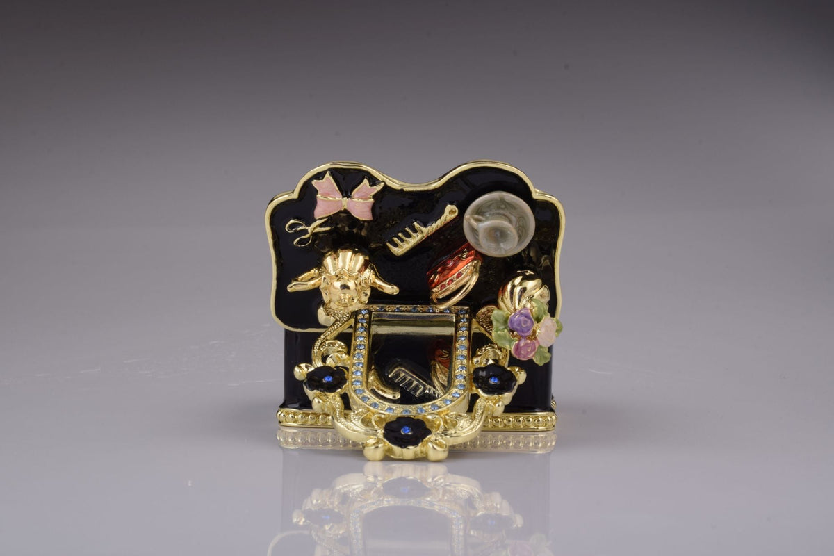 Keren Kopal Black Vanity Table