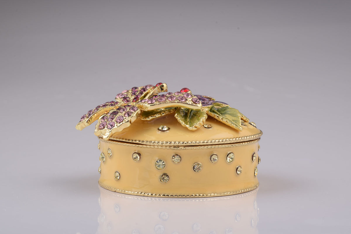 Keren Kopal Peach Trinket Box