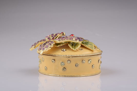 Keren Kopal Peach Trinket Box