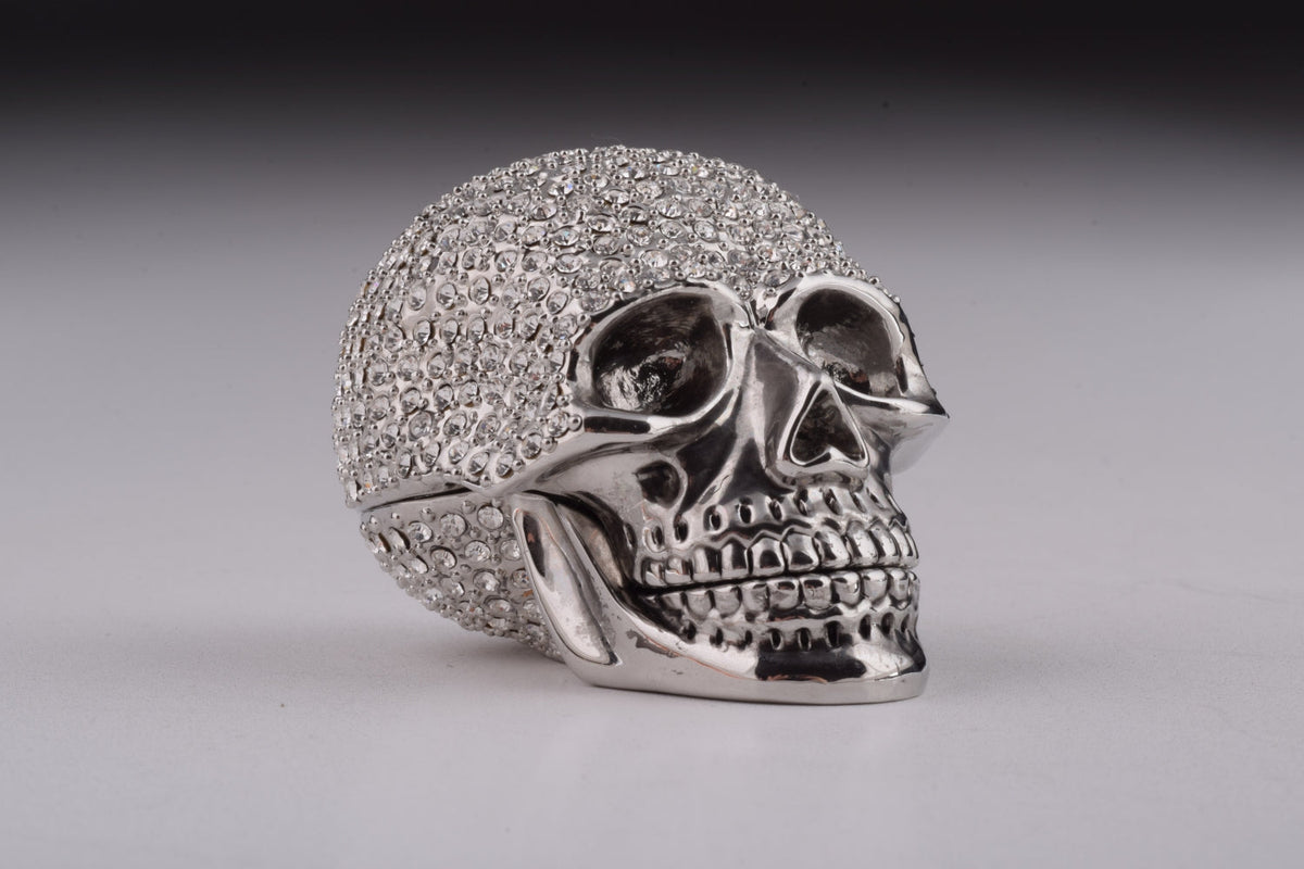 Keren Kopal Silver Decorated Skull