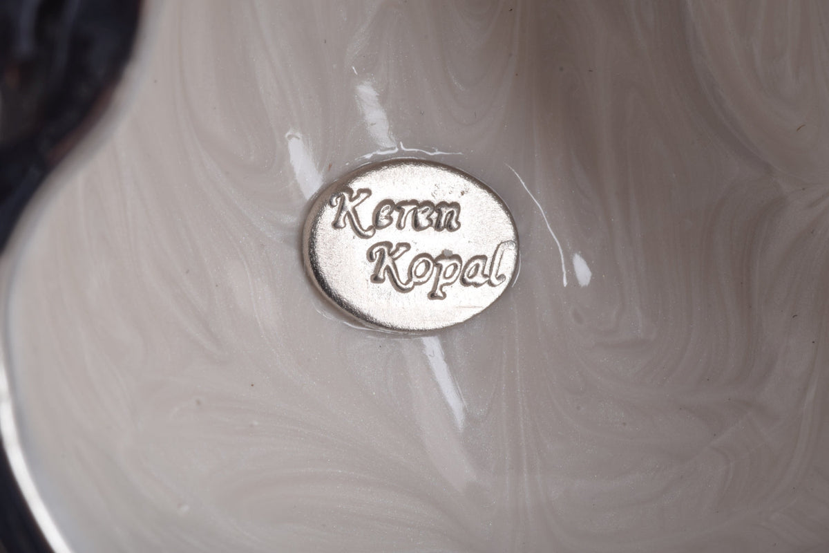 Keren Kopal Silver Decorated Skull