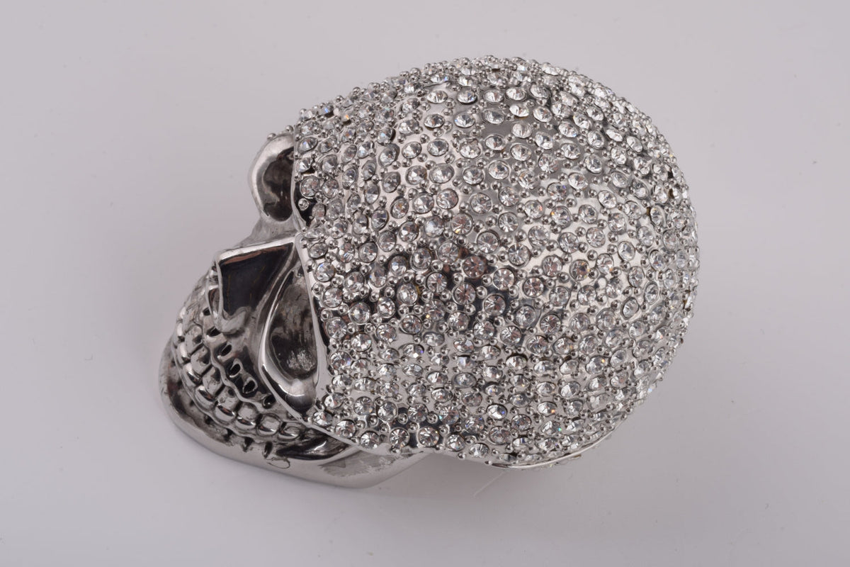 Keren Kopal Silver Decorated Skull