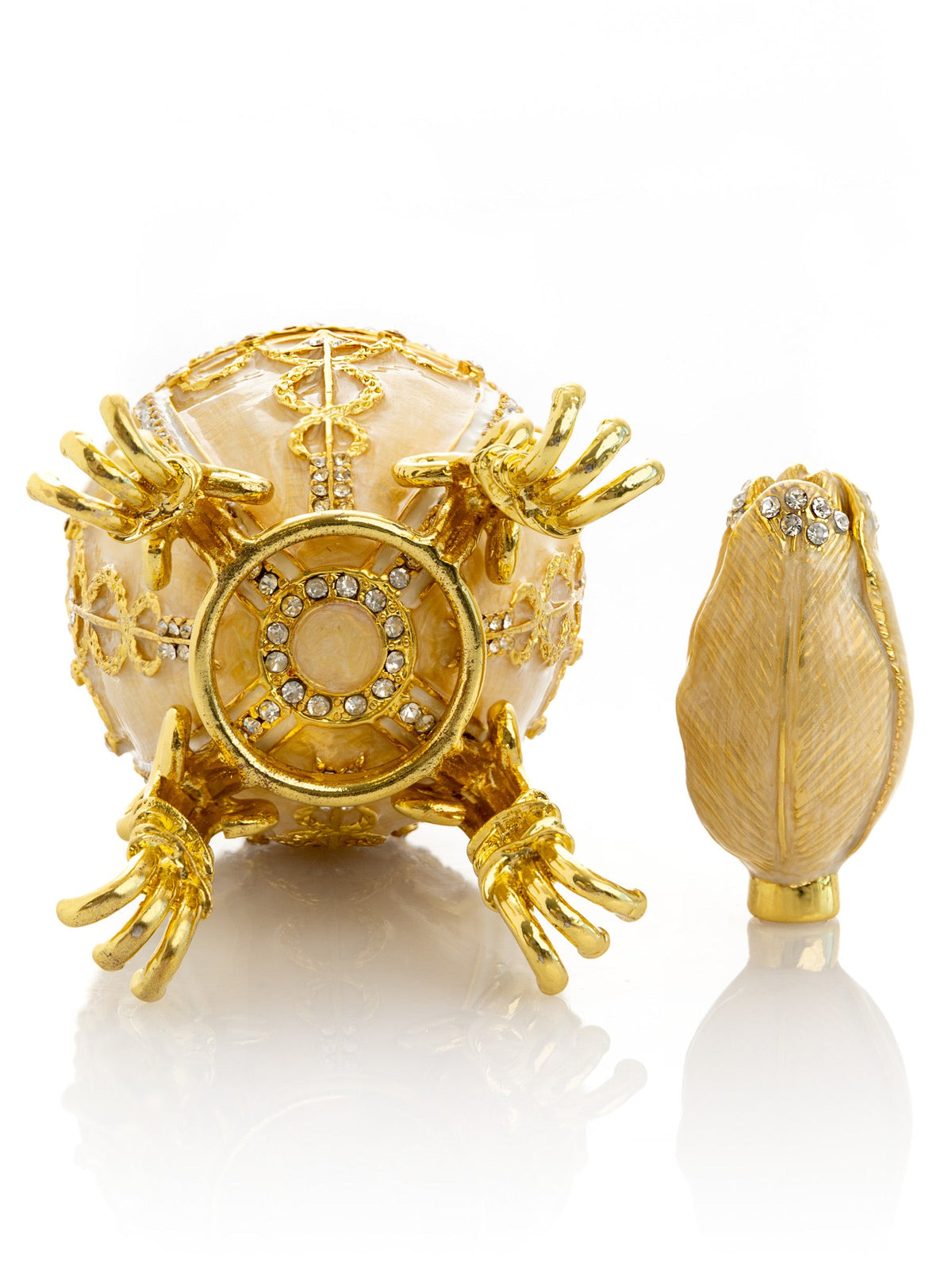Keren Kopal Gold Egg with surprise Tulip flower