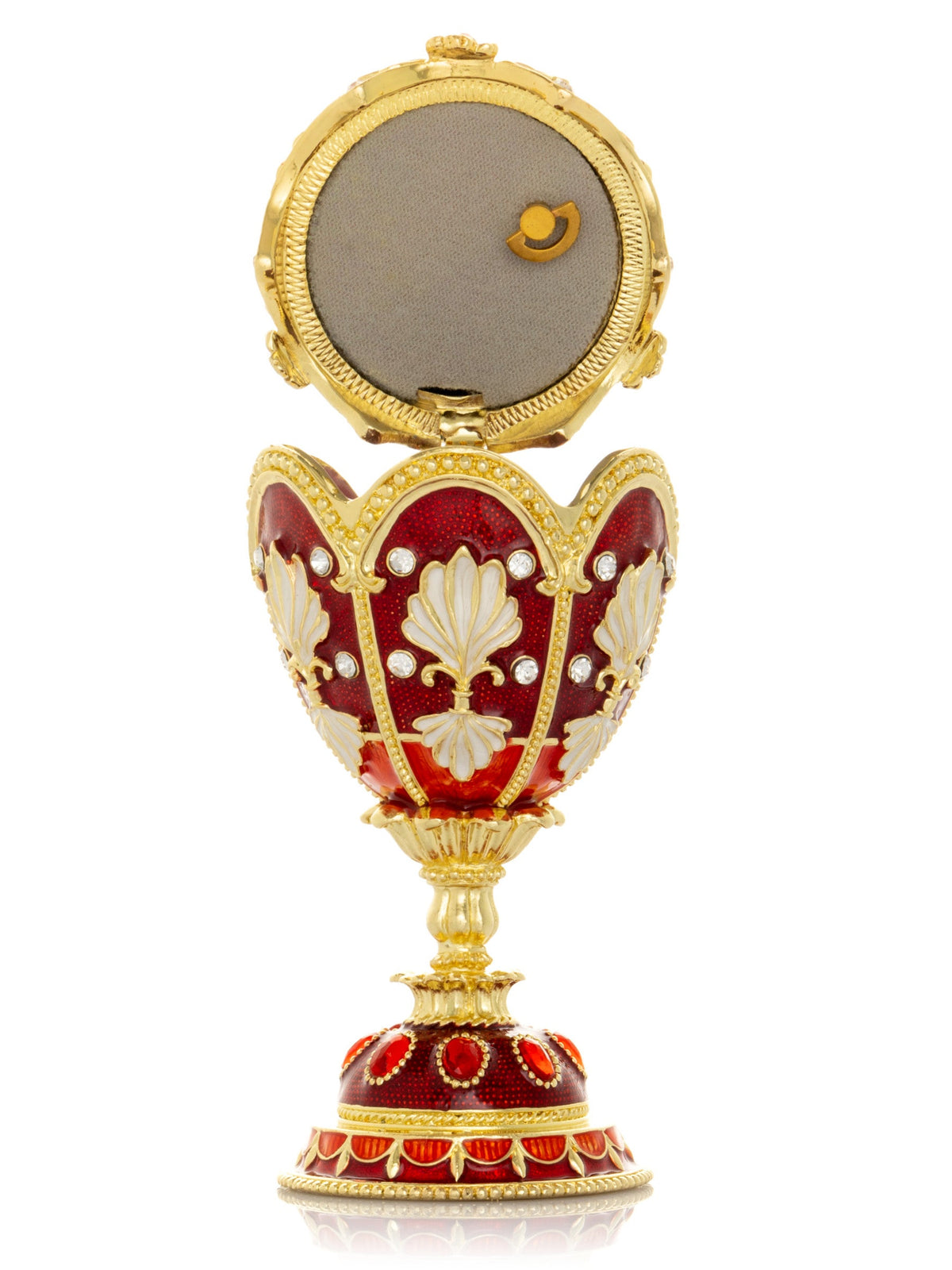 Keren Kopal Music Playing Red Faberge Egg