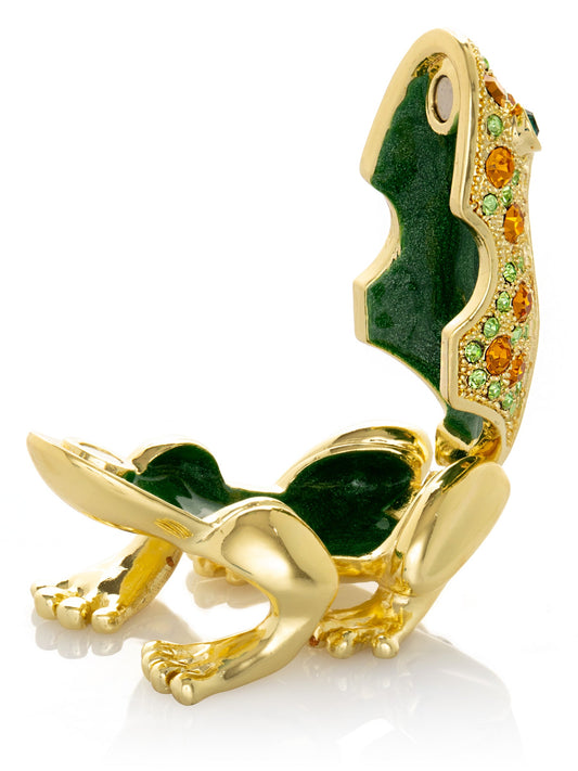 Keren Kopal Gold & Green Frog