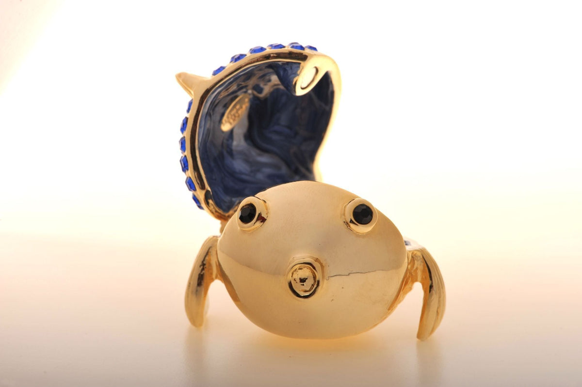 Keren Kopal Gold & Blue Fish