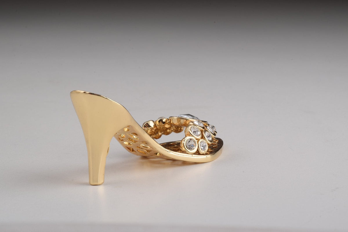 Keren Kopal Golden High Heel Shoe