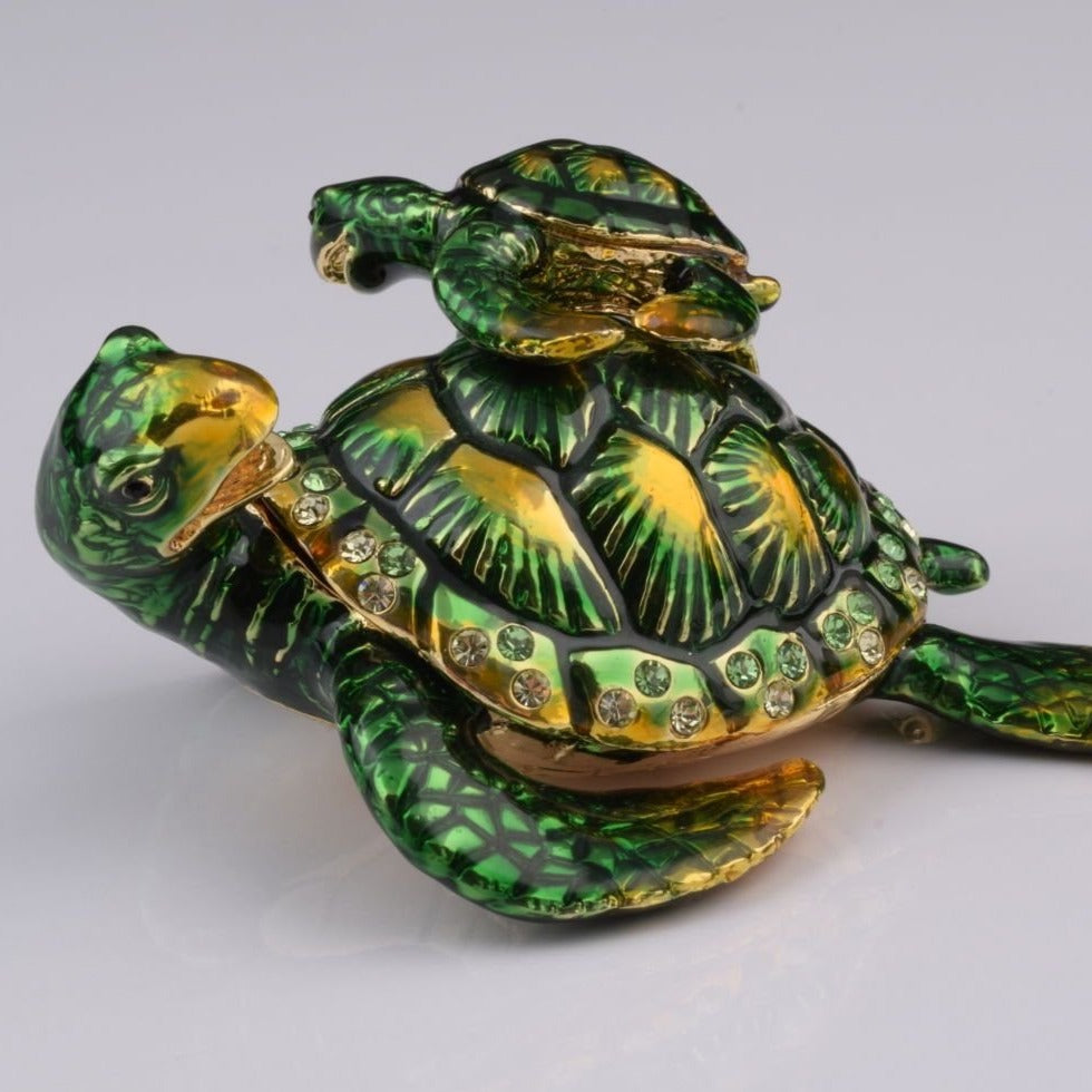 Keren Kopal Green Turtle Mother and Son