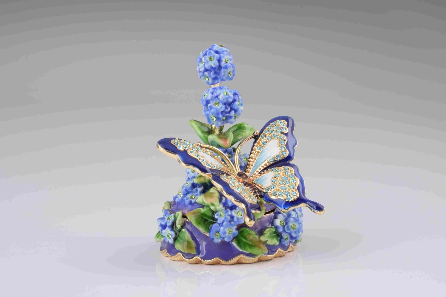 Keren Kopal Blue Butterfly on Flowers