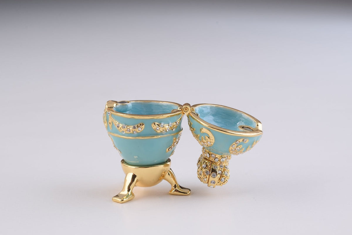 Keren Kopal Light Blue Faberge Egg