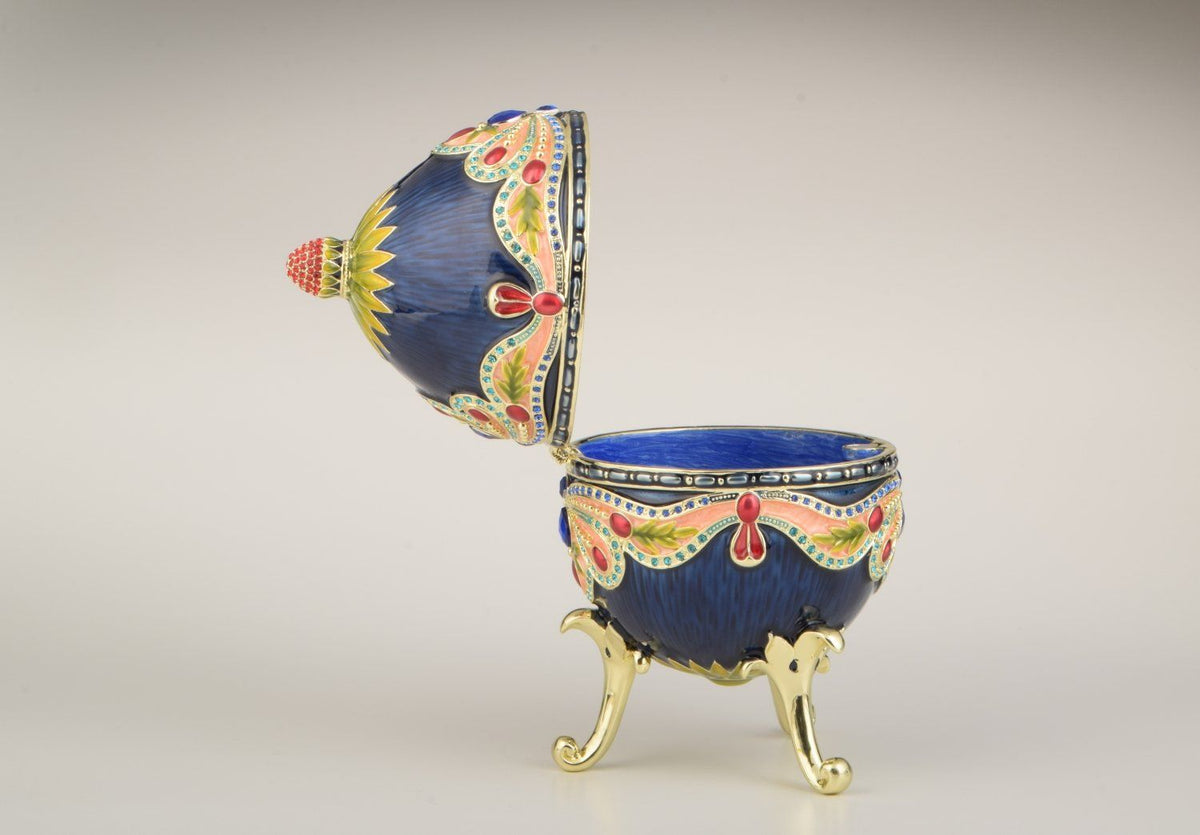 Keren Kopal Blue Colorful Russian Egg