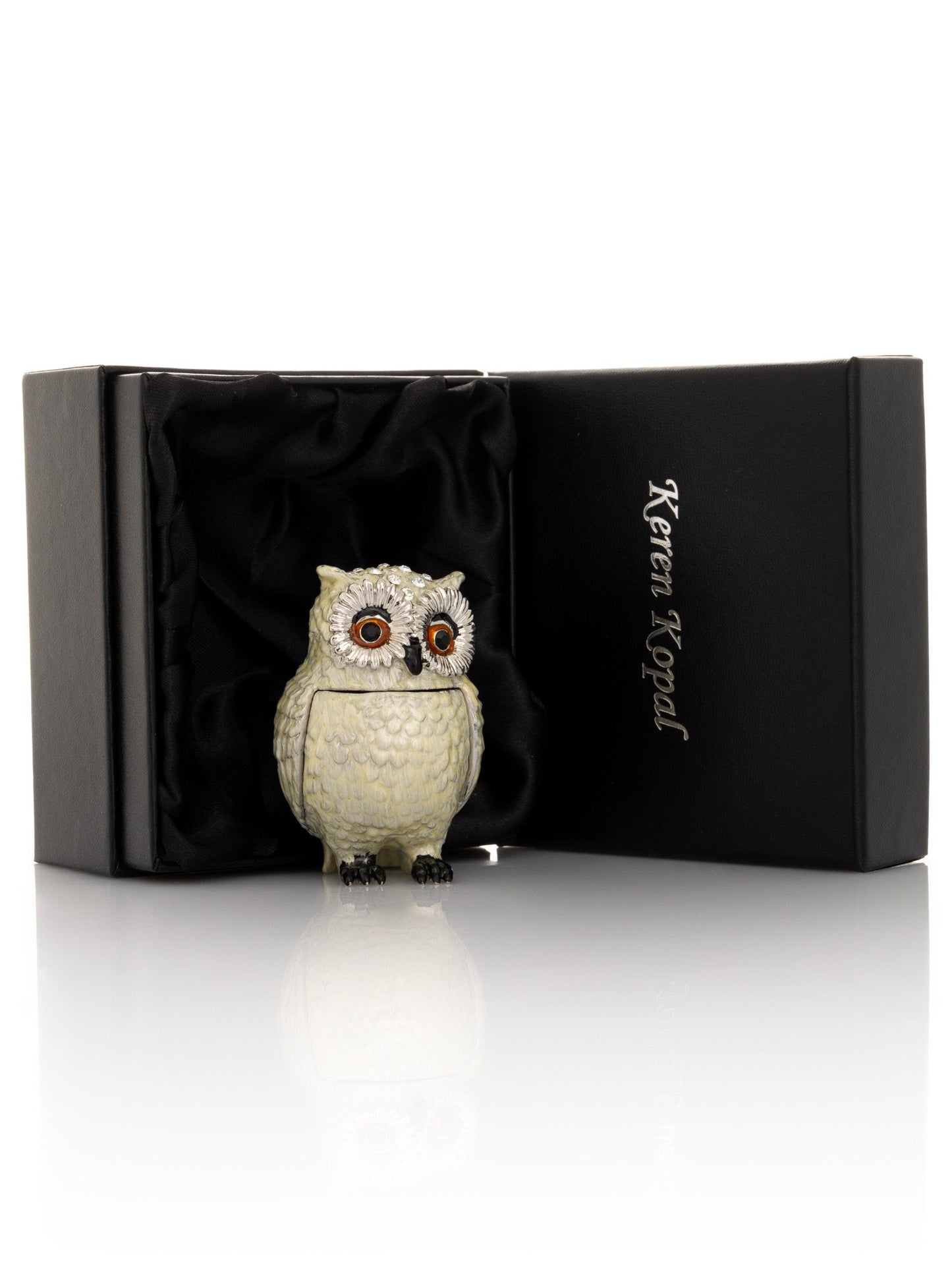 Keren Kopal Silver and White Owl
