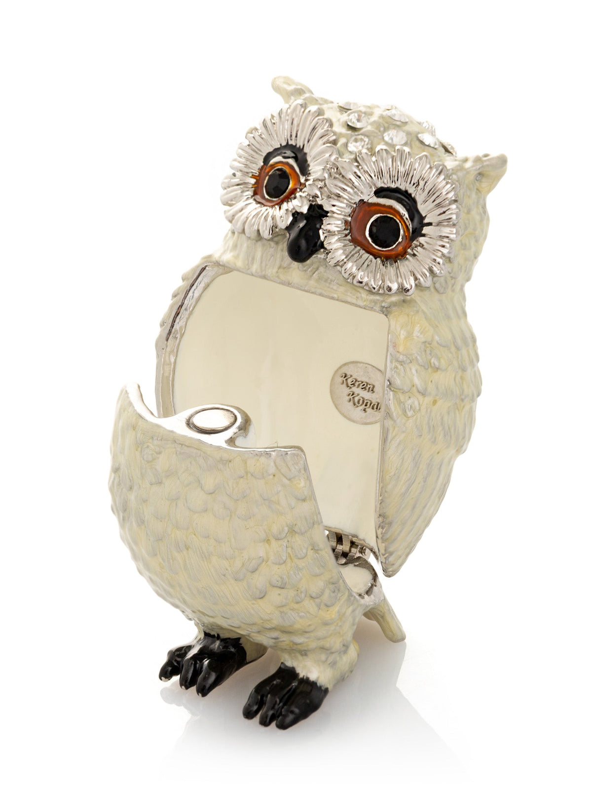 Keren Kopal Silver and White Owl