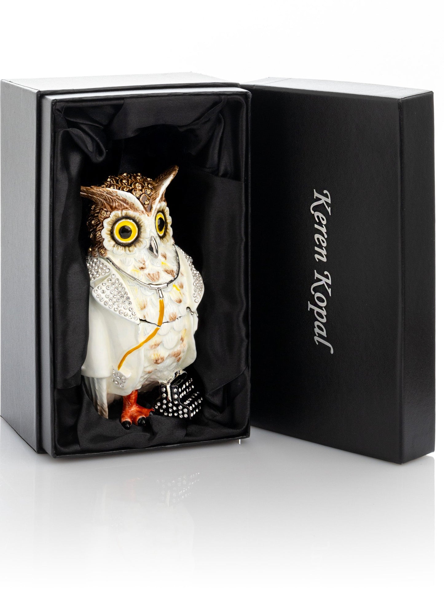 Keren Kopal Owl Doctor Trinket box