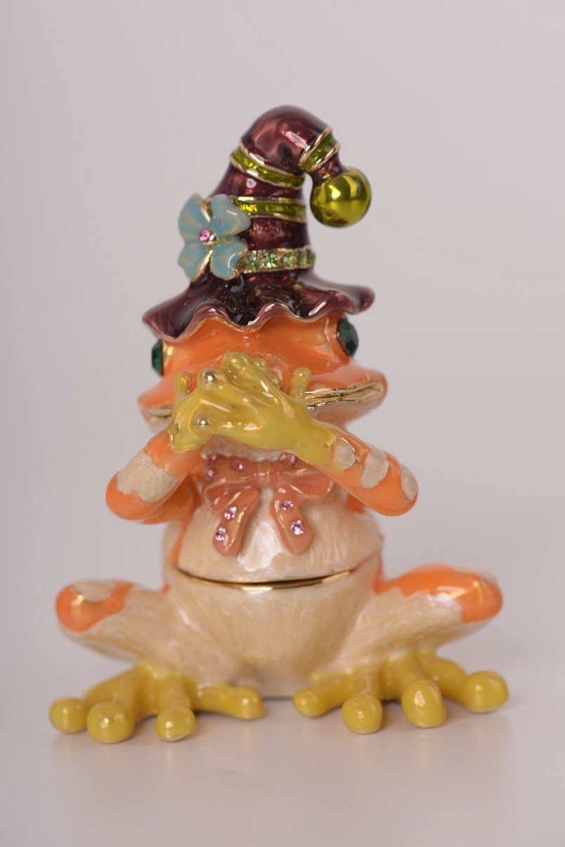 Keren Kopal Orange Speak No Evil Frog