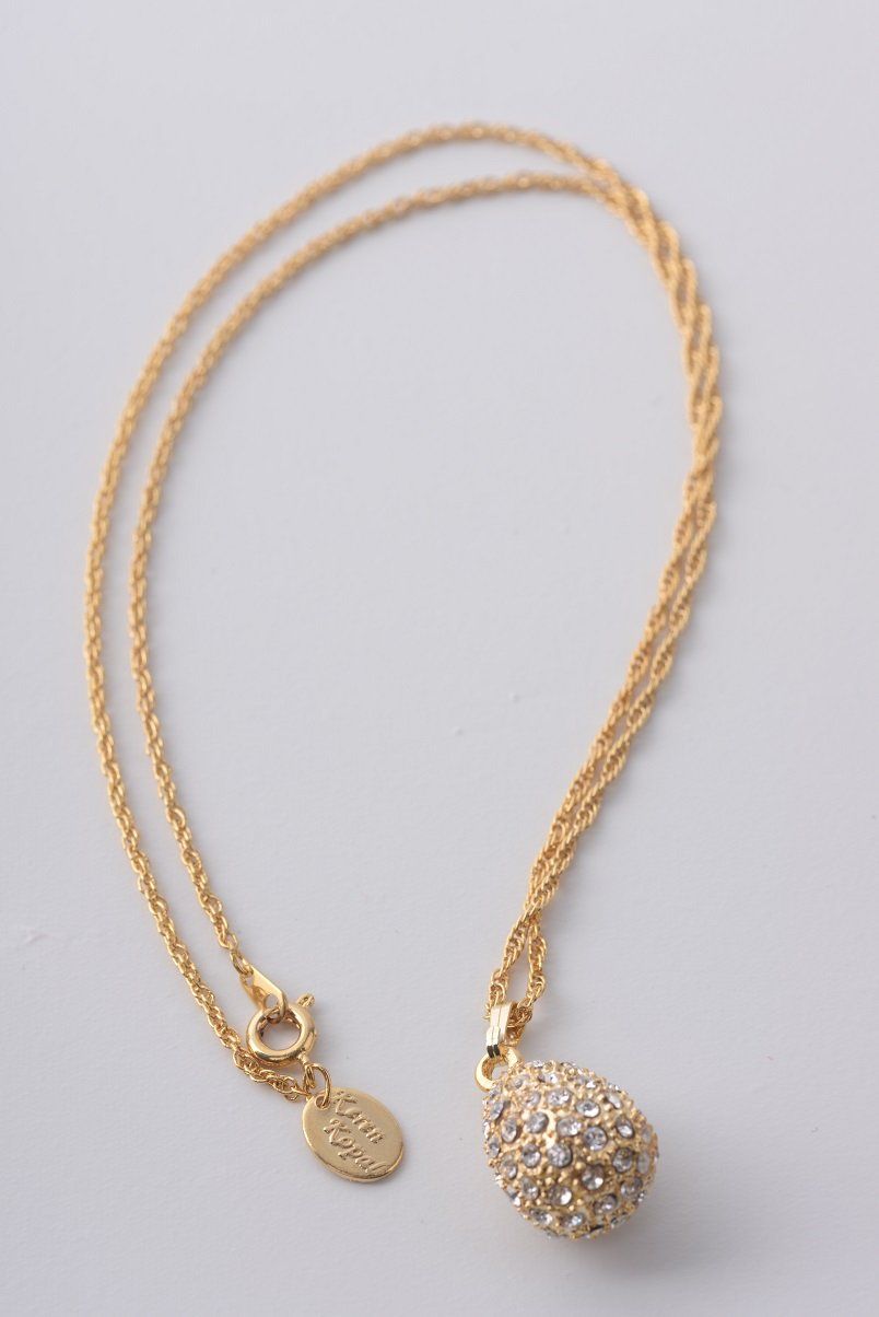Keren Kopal Gold Plated Egg Pendant