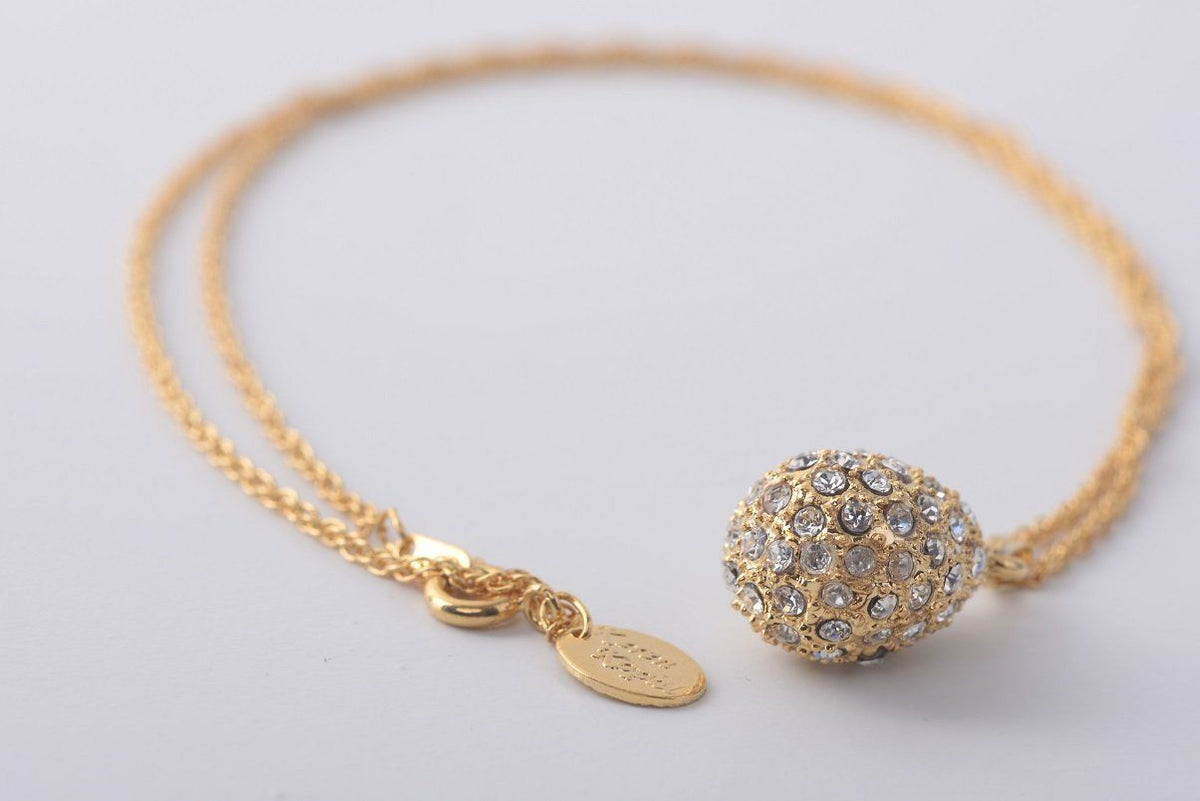 Keren Kopal Gold Plated Egg Pendant