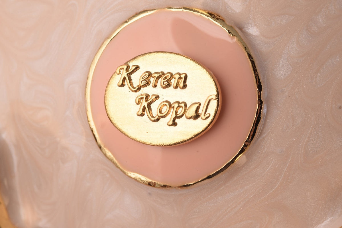 Keren Kopal Pink Wind up Carousel Faberge Egg