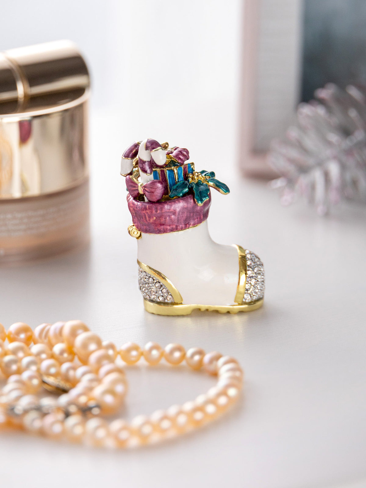 Keren Kopal Decorated Christmas Shoe