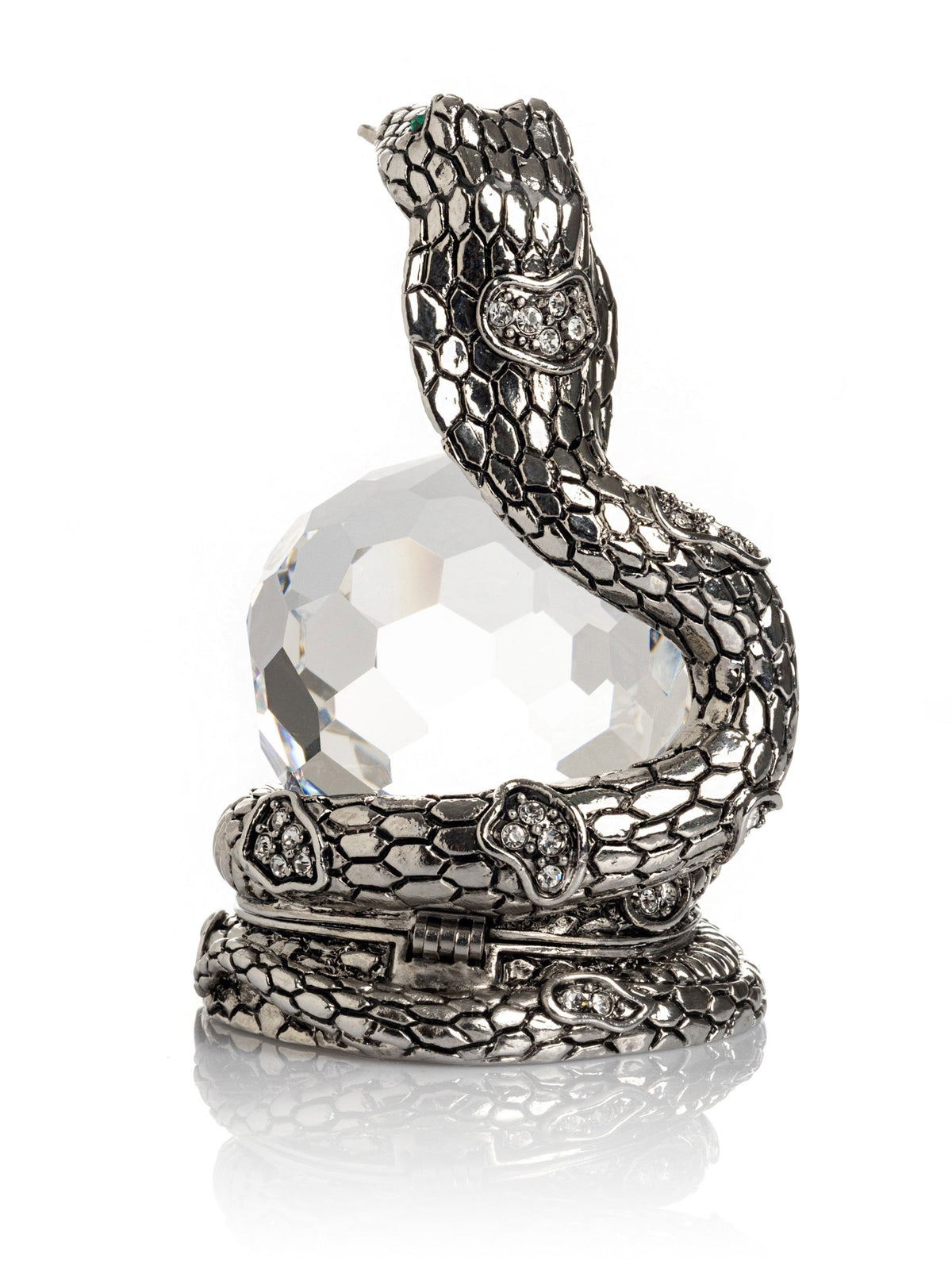 Keren Kopal Snake Holding Crystal