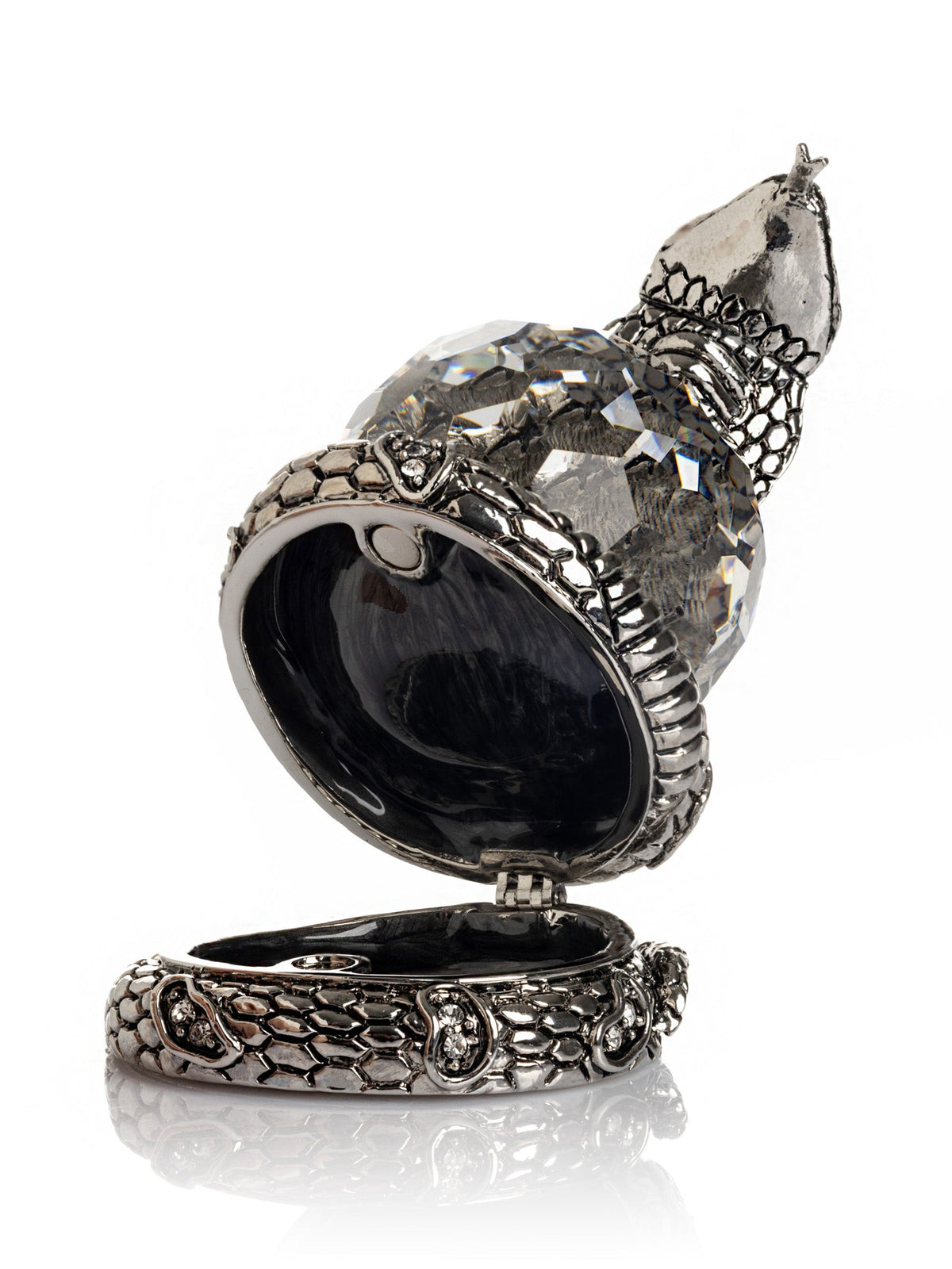 Keren Kopal Snake Holding Crystal