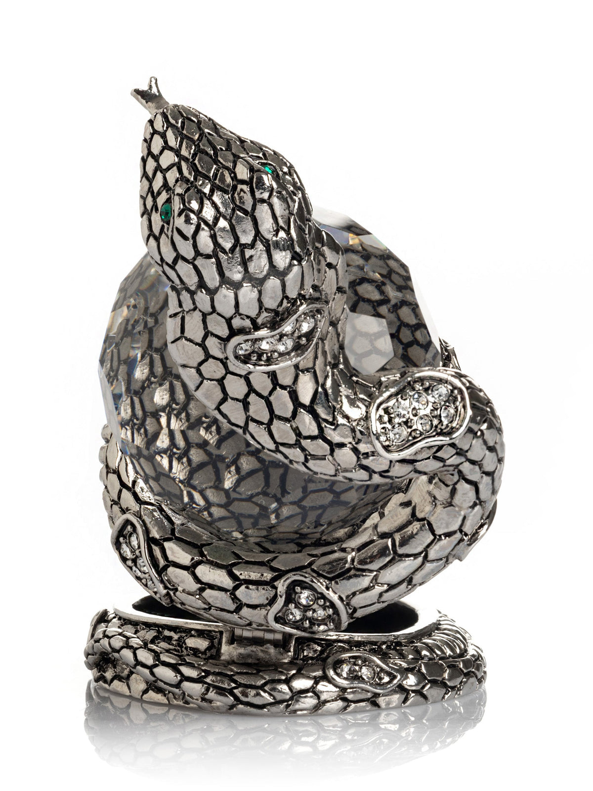 Keren Kopal Snake Holding Crystal
