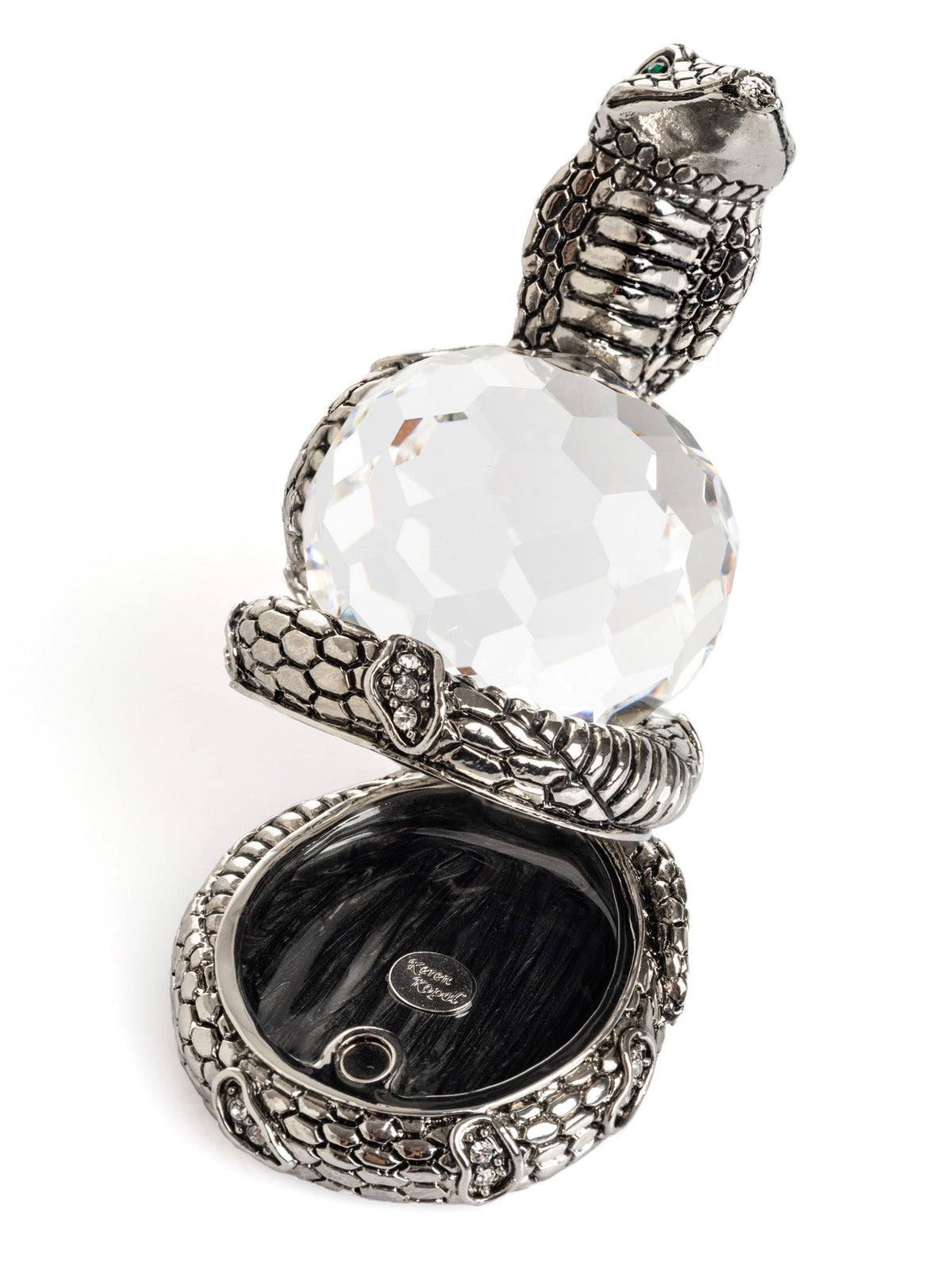 Keren Kopal Snake Holding Crystal