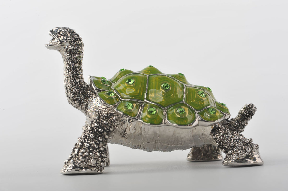 Keren Kopal Silver & Green Turtle